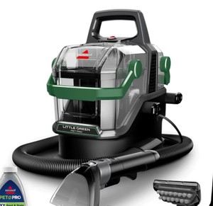 lot 5633 image: Bissell Little Green Portable Carpet Cleaner Model 3909 - Retail $50