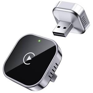 lot 6201 image: Teeran Wireless CarPlay Adapter 2025 Upgrade Wired CarPlay to Wireless, Mini Cube Design for Cars with Built-in Wired Apple CarPlay Plug and Play Easy Use Fast Stable Connection Car Play for iPhone - Retail $47
