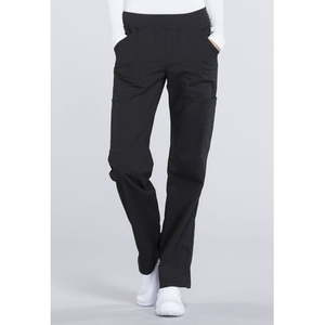 lot 6236 image: Cherokee Workwear Professionals Women s Scrubs Pant Mid Rise Straight Leg Pull-On Cargo WW170 - Retail $30