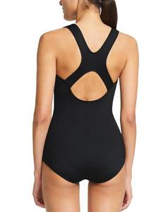 lot 6242 image: baleaf Womenfts One Piece Bathing Suit Conservative Athletic Racerback One Piece Training Swimsuit Swimwear Black 36Medium - Retail $35
