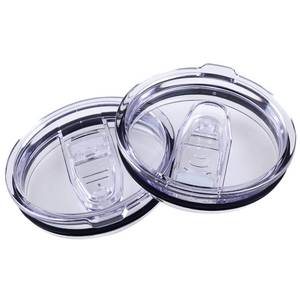 lot 6269 image: AICMEI 2 Replacement Lids for 20oz Stainless Steel Tumbler Lids-Replaces Only Covers With a Top Diameter of 3.4 inchesBottom Diameter of 3.23 inches - Retail $8