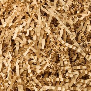 lot 6280 image: A5 oz Crinkle Cut Paper Shred Filler, Gift Box Basket Filling Grass Cushion Stuffing for Wedding, Birthday Gift Decoration (Kraft) - Retail $5