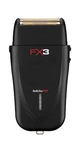 lot 6301 image: BaBylissPRO Barberology Double Foil Shaver FXX3SB FX3 Professional High-Speed Electric Shaver - Retail $125