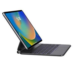 lot 6302 image: AUSDOM iPad Air 11 inch Case with Keyboard (M3M2, 20252024) and iPad Pro 11 inch(1st2nd3rd4th Generation), Magnetic Keyboard Case with Multi-Touch Trackpad, Easy-Set Floating Cantilever Stand - Retail $100