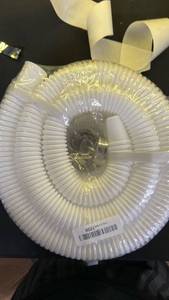 lot 10405 image: 3pk Standard Accordion Tubes and Fasteners, White -