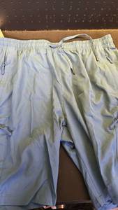 lot 10410 image: XL Breathable Cargo Shorts, Blue -