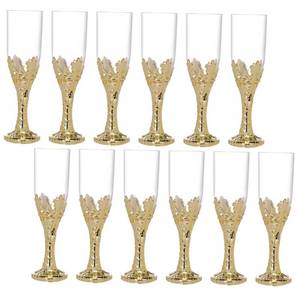 lot 10422 image: 12Pcs Goblet Shape Candy Holder Clear Reusable Candy Boxes for Parties Weddings and Festivals Elegant Candy Container for Banquet Favors and Treats