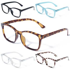lot 10435 image: CCVOO Reading Glasses for WomenMen, Eyeglasses, Blue Light Readers for WomenMen, Computer Eye Glasses, Cheaters - Retail $10