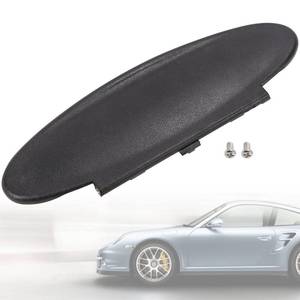 lot 10453 image: SuLokiy Sun Visor Vanity Mirror Covers Sunvisor Lid Covers Driver or Passenger Side Vanity Mirror Cover Compatible with for 1996-2010 Porsche 996997-911 986987 Boxster Cayman - Retail $14