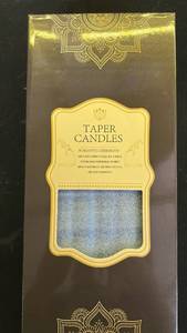 lot 10497 image: Romantic Ceremony Gradient Blue Taper Candles Set - Retail $15