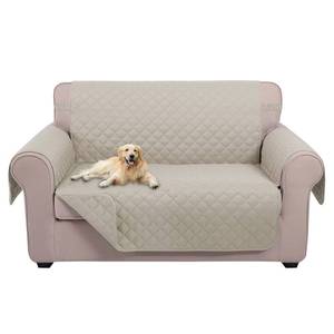 lot 11782 image: U-NICE HOME Loveseat Sofa Cover Reversible Couch Cover for Dogs with Elastic Straps Water Resistant Furniture Protector for Pets Couch Cover for 2 Cushion Couch (Loveseat, BeigeBeige) - Retail $31