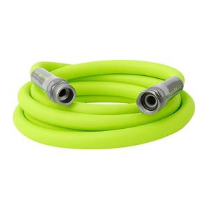 lot 11804 image: Flexzilla Garden Lead-in Hose 58 in. x 10 ft., Lightweight All-Weather Water Hose, Durable and Flexible, Leak-Free Connections - Retail $16
