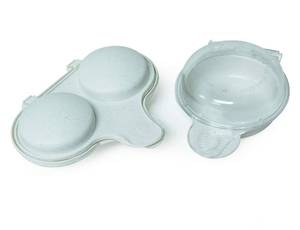 lot 12006 image: Nordic Ware 3-in-1 Breakfast set, 2-Piece, White - Retail $13