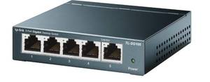 lot 12027 image: TP-Link TL-SG105, 5 Port Gigabit Unmanaged Ethernet Switch, Network Hub, Ethernet Splitter, Plug and Play, Fanless Metal Design, Shielded Ports, Traffic Optimization - Retail $13