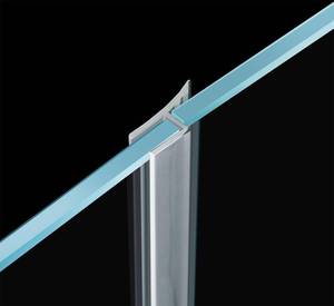 lot 12057 image: Flexible14 Shower Door Side Seal Strip 100 Inch Shower Glass Door Side Sweep for Frameless Glass Door,Silicone - Retail $16