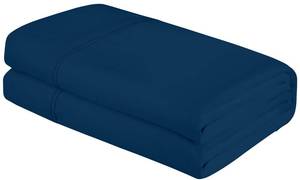 lot 12058 image: Royale Linens Full Flat Sheet - Ultra Soft Brushed 1800 Microfiber Flat Sheets Only - Wrinkle Free and Stain Resistant - Hotel Quality Top Sheet for Bed (Full, Navy) - Retail $12