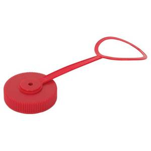 lot 12082 image: Wide Mouth Loop-Top Lids - Red - Retail $9