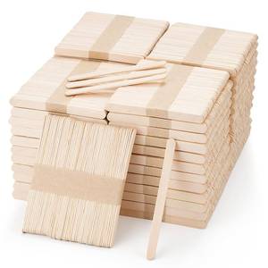 lot 17820 image: 2400 Pcs Popsicle Sticks for Crafts,4.5 Inch Wooden Craft Sticks,Natural Wood Popsicle Stick for Waxing,Ice Cream Sticks,Hair Removal and Waxing Supplies,DIY Wood Crafts for Home Art Projects - Retail $24
