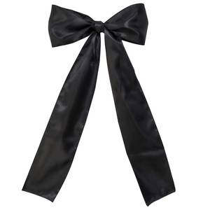 lot 18017 image: Big Black Bow Birthday Decorations , Large Black Bows Satin Ribbon Bow Themed Party Decorations,Coquette Party Background Wall Bow for Home Decor Bachelorette Baby Shower Bridal Shower Wedding - Retail $10