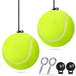 lot 18025 image: SARDVISA 2-Packs Tennis Ball Garage Parking Aid with Non-Elastic String, Precise Garage Car Stop Indicator wAdjustment Buckle, Easy Installation, Parking Stopper Assist for Garage Accessories - Retail $7