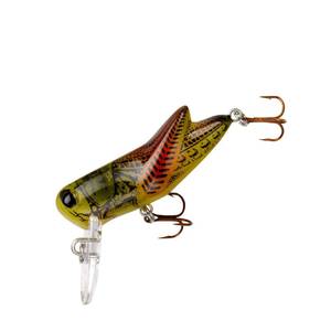 lot 18436 image: Rebel Lures Crickhopper Cricket  Grasshopper Crankbait Fishing Lure, 1 12 Inch, 14 Ounce, Summer Hopper, Crickhopper (332 oz) - Retail $7