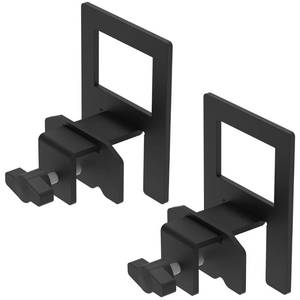 lot 18439 image: SUYAUU Non Slip Mattress Gaskets, Mattress Holder in Place Gripper for Metal Bed Frame, Heavy Duty Anti-Slip Baffle Mattress Retainer Bar, Keep Mattress from Sliding Gripper, Adjustable, 2 PCS, Black - Retail $9