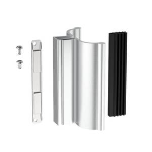 lot 18468 image: Shuisen 3-34 Bright Chrome Frameless Shower Door Handle with Metal Strike,Stainless Steel U-Channel with Magnet for Swing Glass Door Thickness 18in,532in,316in and 14in,Shower Door Replacement Parts - Retail $13in