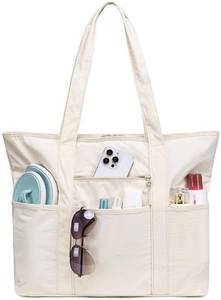 lot 18487 image: LEDAOU Beach Bags for Women, Beach Bags Waterproof Sandproof, Packable Beach Tote Bag with Zipper Travel Sports