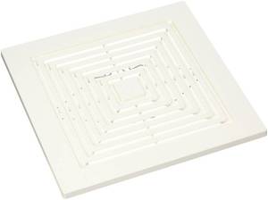 lot 20024 image: Broan-NuTone BP90 Replacement Grille For 688 Fan , White, 9 In. x 9.25 In. x 0.325 In. with 7.25 and 7.5 in. housing - Retail $13