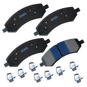 lot 20062 image: Bendix Premium SBM1084 Semi-Metallic Front Brake Pads for Select Models Chrysler Aspen, Dodge Dakota, Durango, Ram 1500, Mitsubishi Raider, 1500 Classic, Dakota - Retail $23
