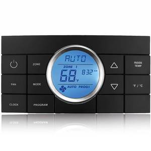 lot 4355 image: 3314082.000 RV Thermostat Multi-Zone Comfort Control Center 2 10-Button Replacement for Dometic CCC2 - Fit for Air Conditoner Series 579,595,600,6308,520,6218xx,457915 and More - Black - Retail $73