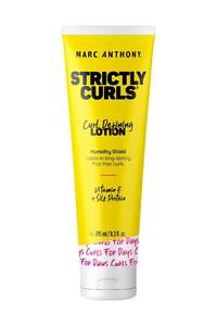 lot 4360 image: Marc Anthony Strictly Curls Curl Defining Styling Lotion, 8.3 Ounce Tube with Silk Protein and Vitamin E for Curl Definition - Retail $8