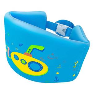 lot 4380 image: Swim Belt Swim Floating Belt with Adjustable Flotation EVA Foam Training Equipment Swimming Training Buoyancy Belts for Swimming Safety(Submarine,Blue) - Retail $18