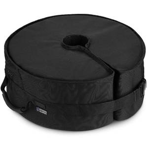 lot 4430 image: Rhino Round Umbrella Base Weight with Side Slot Opening, 18  Fits Any Offset, Cantilever and Any Outdoor Patio Umbrella Stand  Easy Set up (Black) - Retail $32in