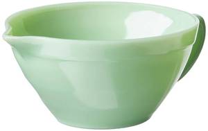 lot 4443 image: Jadeite Glass Collection� 1.25 Quart Mixing Bowl w Handle - Retail $33