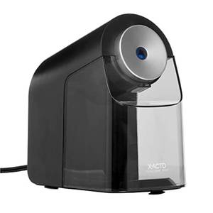 lot 5798 image: X-ACTO Electric Pencil Sharpener, Heavy Duty Pencil Sharpener for School, Black, 1 Count - Retail $38
