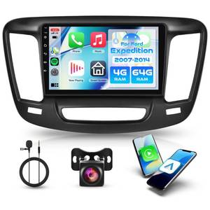 lot 5805 image: 464G Android Car Stereo Radio for Chrysler 200 200C 200S 2015-2019 Wireless Carplay Android Auto, 9�� Touch Screen Head Unit Bluetooth GPS Navigation Mirror Link WiFi FMRDS DSP Backup Camera SWC - Retail $3,325