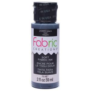 lot 6184 image: Fabric Creations Fabric Ink in Assorted Colors (2-Ounce), Black - Retail $5