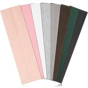 lot 2126 image: Headbands for Women Non Slip - Stylish Sports Hair Bands for Womenfts Hair - Soft Cotton Cloth Stretchy Headbands for Women for Yoga, Outdoor Exercise Running - 8 Pack - Retail $7