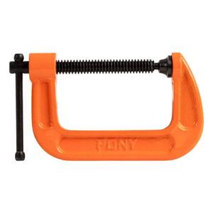 lot 2154 image: Pony Jorgensen 2630 3-Inch C-Clamp, Orange - Retail $9