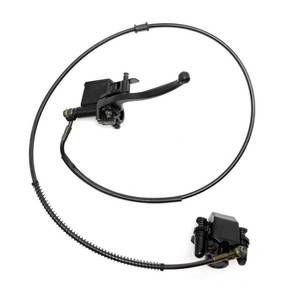 lot 2200 image: Aynaxcol Left Hydraulic Brake Master Caliper Rear Hand Hydraulic Disc Brake Assembly Replacement for 50cc 90cc 110ccc 125cc Chinese Taotao Roketa Sunl Go-Kart Dune Buggy Quad ATV Dirt Mini Bike - Retail $26