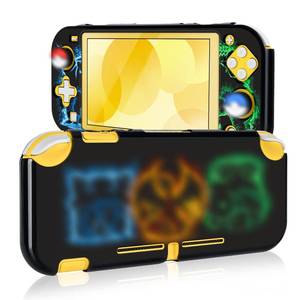 lot 2234 image: DLseego Cartoon Monster Switch Lite Protective Case Cool Soft TPU Shell Shockproof Scratch Resistant Cover Joy Con Japanese Amine Skin with 2PCS Blue and Red Balls Thumb Grips Caps for Switch 2019 - Retail $17