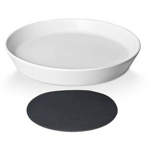 lot 3889 image: Ceramic Plant Saucers, 10 Inch (11 Inch) Plant Trays, Durable Round Glazed Ceramic Flower Plant Water Drip Tray for Pots Planter, Heavy Duty Plant Dish Plant Plate to Catch Water for Indoor and Outdoor - Retail $37