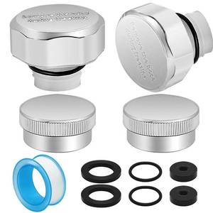 lot 4273 image: Langina 2PCS Outside Faucet Repair Kit(Fine Thread), ASSE 1019-A Vacuum Breaker Repair Kit, Anti Siphon Valve Replacement, Vacuum Breaker Replacement with 2PCS 34GHT Garden Hose End Caps - Retail $15