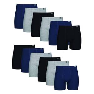 lot 4291 image: Hanes mens Tagless Comfort Soft With Covered Waistband-multiple Packs Available Boxer Briefs, 12 Pack - Assorted, Small US - Retail $44