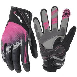 lot 4292 image: Oumurs Motorcycle Gloves for Women, Cycling Gloves for Outdoor Sports On-RoadOff-RoadMountain Motorcycle Motorcross Motorbike Dirt Bike Bicycle Racing ATV UTV, Purple, L - Retail $11