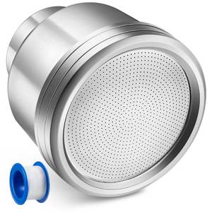 lot 4315 image: Dreyoo Water Nozzle with 2000 Tiny Holes, 34ftft Aluminium Alloy Water Hose Nozzle with PTFE Thread Seal Tape for Outdoor Garden Watering Flowers, Plants, Greenhouse, Nurseryman, Container - Retail $9