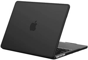 lot 4335 image: BlueSwan Anti-Cracking Hard Shell Case Compatible with MacBook Pro 13 inch, M2M1 2025 2022-2017 A2338 A2289 A2251 A2159 A1989 A1706 A1708, Anti-Fingerprint Soft TPU Bumper, Frosted Black - Retail $17