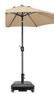 lot 9297 image: Patio Umbrella Stand, Up to 125lbs - Retail $150