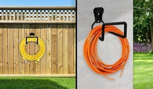 lot 10393 image: Garden Hose Holder, Black -